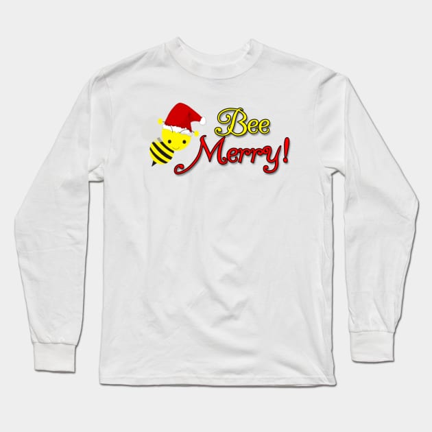 Bee Merry Long Sleeve T-Shirt by D3monic